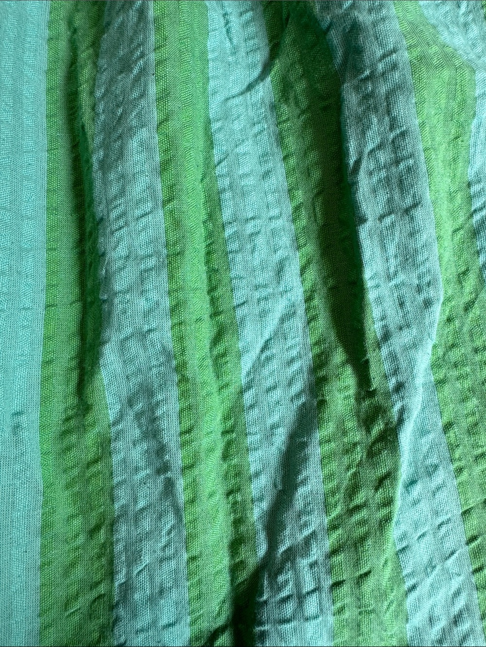 Anthropologie Teal and Green Embroidered V-Neck Tunic - Picture 10 of 11